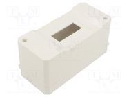 Enclosure: for modular components; IP30; white; No.of mod: 3 JONEX