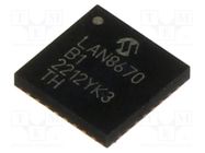 IC: transceiver; 10Base-T1S; MII,RMII; VQFN32; 3.3V; -40÷125°C MICROCHIP TECHNOLOGY