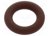 O-ring gasket; FPM; Thk: 2.5mm; Øint: 7mm; brown; -20÷200°C 