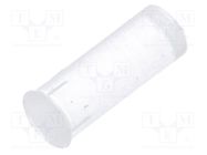 Fiber for LED; round; Ø3.3mm; Front: flat; straight BIVAR