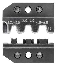 KNIPEX 97 49 15 Crimping die for plug connectors and non-insulated open plug-type connectors 