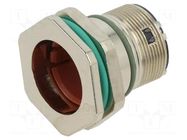 Enclosure for connectors: M23; external thread,threaded joint LAPP