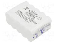 Re-battery: Ni-MH; AA; 12V; 1500mAh; soldering lugs; 71x30x52mm CELLEVIA BATTERIES