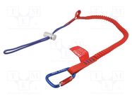 Tethering system set; Kit: carabiner,tether KNIPEX