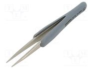 Tweezers; non-magnetic; Blade tip shape: sharp; ESD KNIPEX