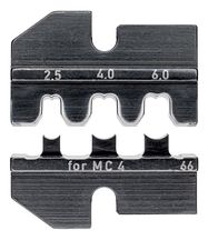 KNIPEX 97 49 66 Crimping die for solar cable connectors MC4 (Multi-Contact) & MC4 EVO2 2,5/4/6 mm² 