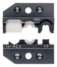 KNIPEX 97 49 66 4 Crimping die for solar cable connectors MC4® (Multi-Contact) & MC4® EVO2 