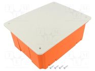 Enclosure: junction box; X: 165mm; Y: 210mm; Z: 150mm; ABS; IP20 PAWBOL