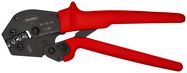 KNIPEX 97 52 05 SB Crimping Pliers for two-hand operation with non-slip plastic grips burnished 250 mm