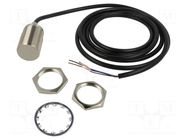 Sensor: inductive; OUT: PNP / NC; 0÷15mm; 10÷30VDC; M30; 2m; IP67 OMRON