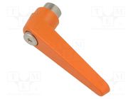 Lever; adjustable; Lever length: 74mm; Slider height: 52mm 