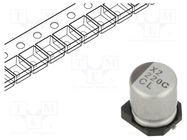 Capacitor: electrolytic; low ESR; SMD; 220uF; 16VDC; Ø6.3x7.7mm NICHICON