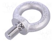 Lifting eye bolt; M16x27; Head: eye; acid resistant steel A4 ELESA+GANTER