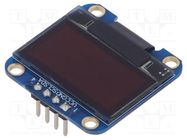 Display: OLED; graphical; 1"; 128x64; Dim: 27.3x27.3x2.37mm; yellow DISPLAY ELEKTRONIK