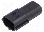 Connector: automotive; plug; male; Econoseal J-070 Mark II; PIN: 2 TE Connectivity