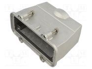 Enclosure: for HDC connectors; Han® B,Han® EMC; size 24B; EMC 