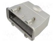 Enclosure for connectors: HDC; size 24B; for cable; IP65; EMC HARTING