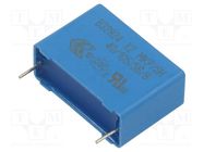 Capacitor: polypropylene; 1.5uF; THT; ±10%; 27.5mm; 630VDC; 305VAC EPCOS