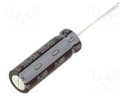 Capacitor: electrolytic; low ESR; THT; 330uF; 50VDC; Ø10x31.5mm NICHICON