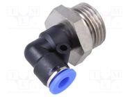 Push-in fitting; angled; -0.95÷15bar; PBT; Thread: G 1/2"; 0÷60°C PNEUMAT