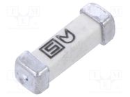 Fuse: fuse; quick blow; 1.6A; 250VAC; 125VDC; SMD; ceramic; 3x10.1mm SCHURTER