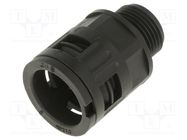 Straight terminal connector; Thread: metric,outside; -40÷115°C 