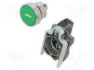 Switch: push-button; 22mm; NO; flat; Harmony XB4; green; Ø22mm SCHNEIDER ELECTRIC