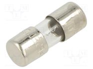 Fuse: fuse; quick blow; 7A; 350VAC; cylindrical,glass; 5x15mm; 2JQ BEL FUSE