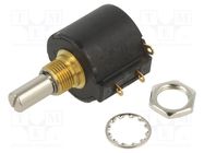 Potentiometer: shaft; multiturn; 1kΩ; 2W; ±3%; 6.35mm; linear; IP50 BOURNS