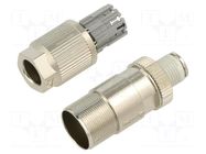 Connector: M12; plug; PIN: 8; male; X code-ProfiNET; for cable; IDC PHOENIX CONTACT