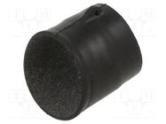 Heat shrink boot; angular,glued; 14mm; black; -75÷150°C; RAYCHEM TE Connectivity