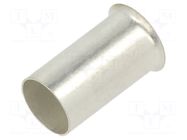 Tip: bootlace ferrule; non-insulated; copper; 25mm2; 15mm; tinned PANDUIT