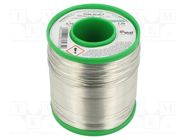 Tin; lead free; Sn99,3Cu0,7; 0.7mm; 1000g; reel; 227°C; 2.5% CYNEL