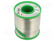 Tin; lead free; Sn99,3Cu0,7; 1mm; 1000g; reel; 227°C; 2.5% 