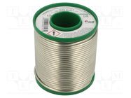 Tin; lead free; Sn99,3Cu0,7; 2.5mm; 1000g; reel; 227°C; 2.5% CYNEL