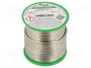 Tin; lead free; Sn99,3Cu0,7; 3mm; 500g; reel; 227°C; 2.5%; Flux: SW26 