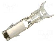 Contact; female; tinned; 2.5÷4mm2; bulk; crimped; straight MTA