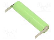 Re-battery: Ni-MH; AAA,R3; 1.2V; 850mAh; soldering lugs JYH