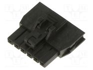 Connector: wire-board; Nano-Fit; PIN: 6; -40÷105°C; UL94V-0; plug MOLEX