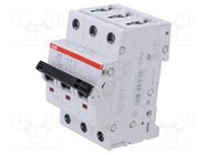 Circuit breaker; 230/400VAC; Inom: 32A; Poles: 3; Charact: B; 6kA ABB