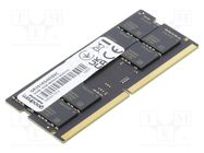 DRAM memory; DDR5 SODIMM; 4800MHz; 1.1VDC; industrial; 2Gx8 GOODRAM INDUSTRIAL