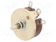 Potentiometer: shaft; 12Ω; 50W; 6.35mm; Shaft: D spring; wirewound OHMITE