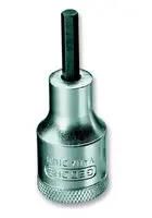 SOCKET DRIVER, 1/2"DRV, HEXAGON, 4MM
