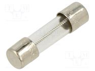 Fuse: fuse; time-lag; 3.15A; 250VAC; cylindrical,glass; 5x20mm BEL FUSE