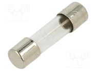 Fuse: fuse; time-lag; 100mA; 250VAC; cylindrical,glass; 5x20mm BEL FUSE