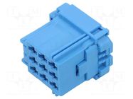 Connector: automotive; plug; female; MCP 2.8; PIN: 9; for cable TE Connectivity
