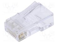 Connector: RJ45; plug; PIN: 8; Cat: 5e; Layout: 8p8c; for cable BM GROUP