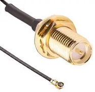 CBL ASSY, MHF4 PLUG-RP SMA BULKHD JACK