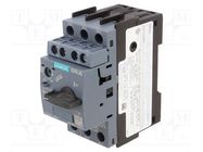 Motor breaker; 0.18kW; NO + NC; 220÷690VAC; Size: S00; 3RV2 SIEMENS