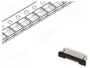 Connector: FFC/FPC; vertical; PIN: 12; ZIF; SMT; 30V; 0.5A; tinned GCT